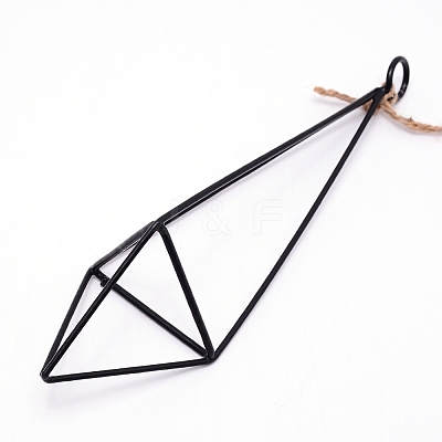Iron Flower Pot Shelf AJEW-WH0126-62M-1