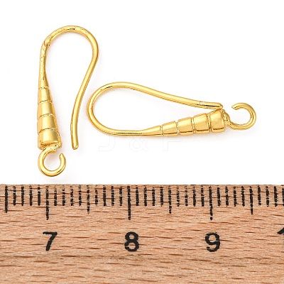 Brass Earring Hooks KK-D378-03G-1