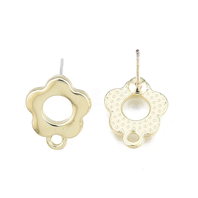 Alloy Stud Earring Findings PALLOY-N150-82LG-1