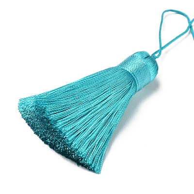 Polyester Tassel Big Pendants HJEW-K030-A-13-1