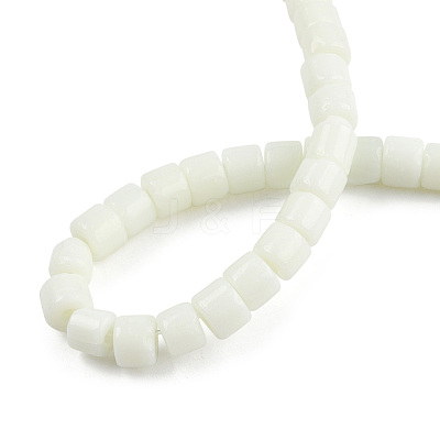 Opaque Solid Glass Bead Strands GLAA-N047-09-F01-1