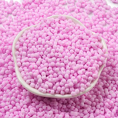 Macaron Color Opaque Frosted Glass Seed Beads X1-SEED-K009-12B-05-1