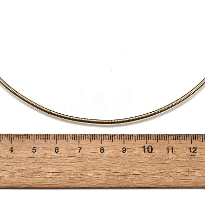 Casual Style 304 Stainless Steel Snake Chain Choker Necklaces STAS-O037-05G-1