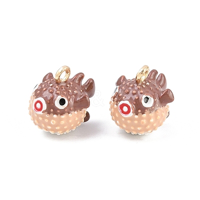 Alloy Enamel Pendants AL-CBA8C77-03G-04-1
