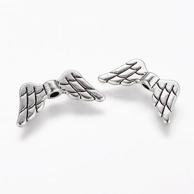 Tibetan Style Alloy Beads TIBEB-1127-AS-LF-1