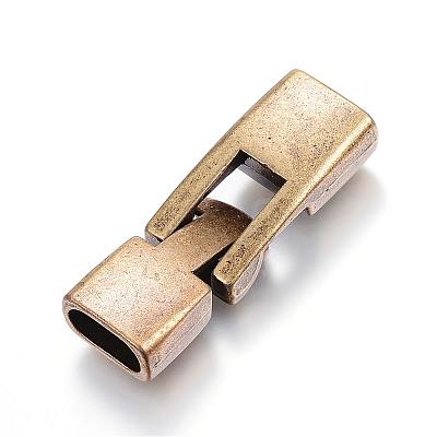 Alloy Snap Lock Clasps PALLOY-P128-06-1