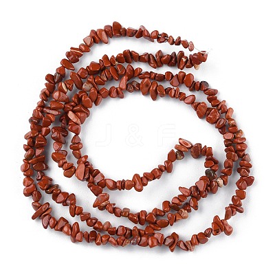 Natural Red Jasper Beads Strands G-G0003-B09-1