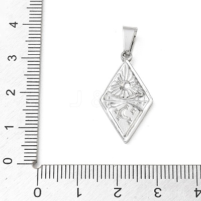 304 Stainless Steel Pendants SA-CBA34D4-07P-1