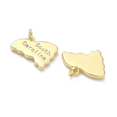 Brass Pendants KK-D229-22P-G-1