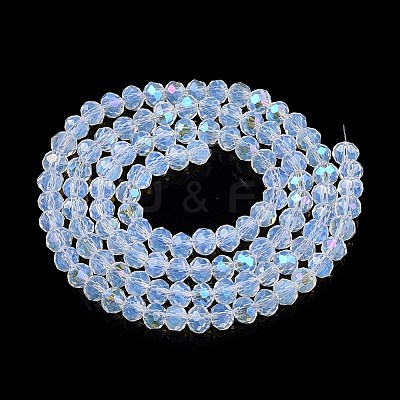 Electroplate Glass Beads Strands EGLA-A044-J4mm-L06-1