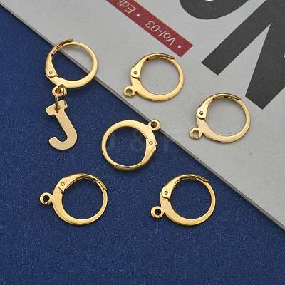 304 Stainless Steel Leverback Earring Findings X-STAS-P210-30G-1