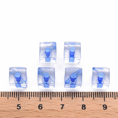 Transparent Acrylic Beads TACR-S154-12A-86-1