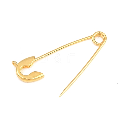 925 Sterling Silver Safety Pin Brooch Findings STER-D311-01G-1