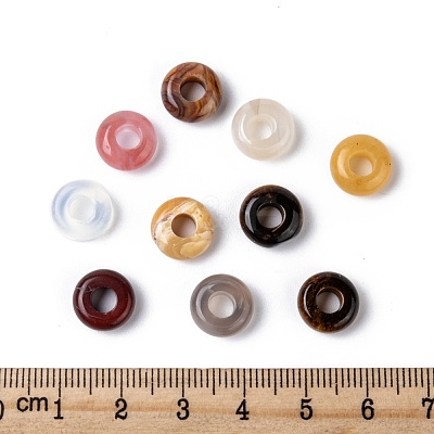 Natural & Synthetic Gemstones European Beads G-Q973-M-1