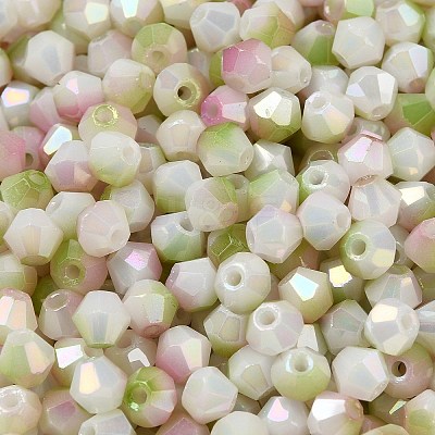 Two Tone Baking Paint Glass Seed Beads SEED-C004-03B-1