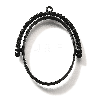 Alloy Open Back Bezel Pendants PALLOY-I223-11EB-1
