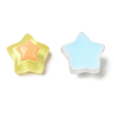 Cartoon Translucent Resin Cabochons RESI-C039-01S-1