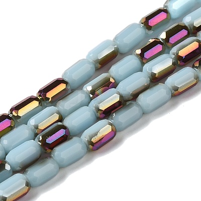 Electroplate Glass Beads Strands EGLA-D031-01-10-1