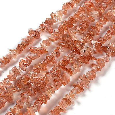 Natural Strawberry Quartz Beads Strands G-G0003-B02-A-1