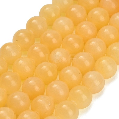 Natural Yellow Calcite Beads Strands GG-CBAA3AB-02-10mm-1