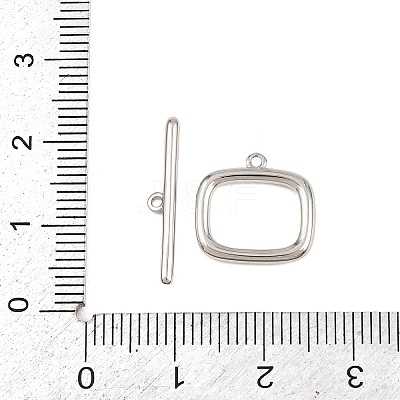 Brass Toggle Clasps KK-G548-28P-1