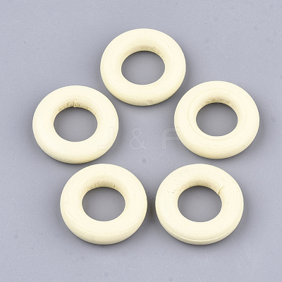 Painted Wooden Linking Rings WOOD-Q040-003B-08-1