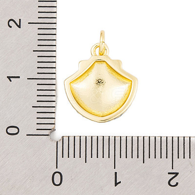 Rack Plating Brass Enamel Pendants KK-P269-09G-03-1