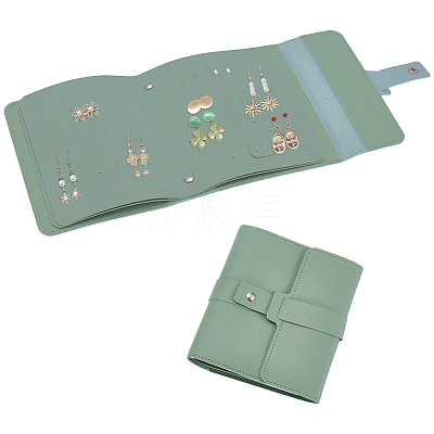 PU Leather Earring Storage Bags AJEW-SP0006-24B-1