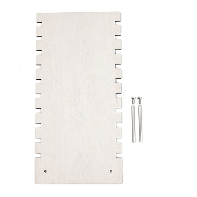 10-Slot L-Shape MDF & Iron Pendant Necklace Jewely Display Stands NDIS-G008-03A-1