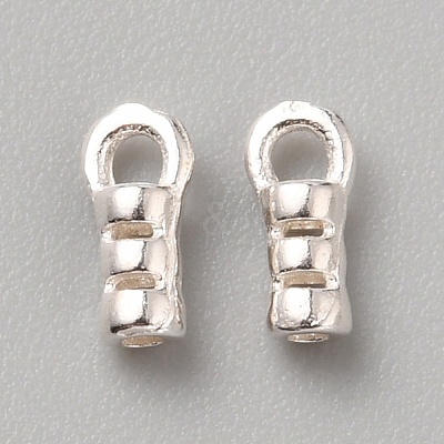 925 Sterling Silver Cord End STER-WH0019-14C-1