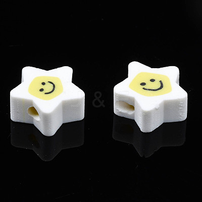 Handmade Polymer Clay Beads CLAY-N011-45A-10-1