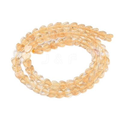 Natural Citrine(Heated) Beads Strands G-M403-A24-02-1