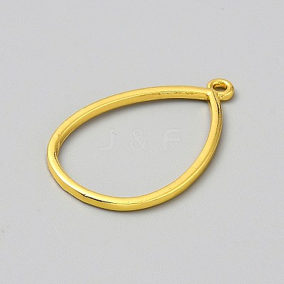 Zinc Alloy Open Back Bezel Pendants FIND-WH0167-04A-G-1