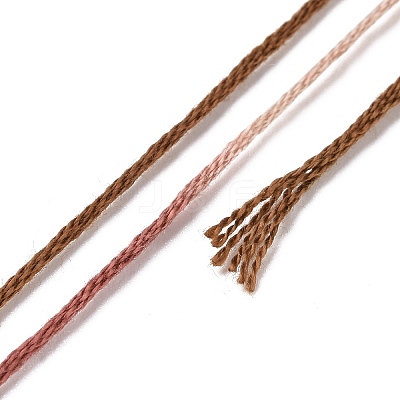 10 Skeins 6-Ply Polyester Embroidery Floss OCOR-K006-A10-1