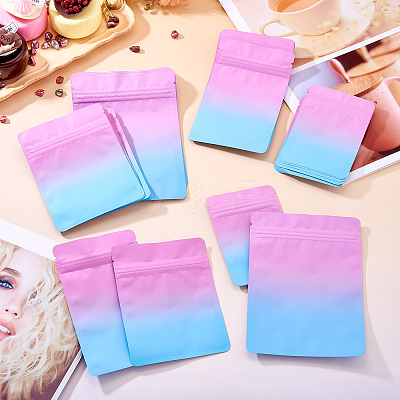 100Pcs 4 Styles PET Zipper Bags OPP-TA0001-19B-1