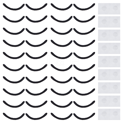 20 Sets Non-Woven Cake Insert Card Decoration AJEW-FG0004-74B-1