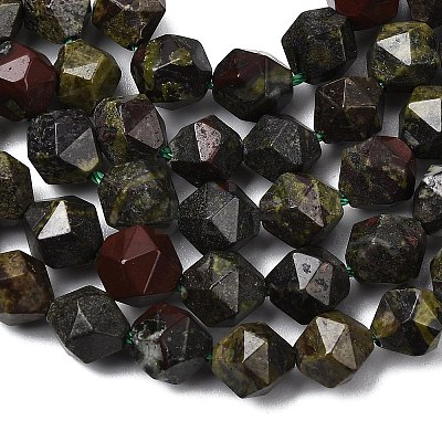 Natural Dragon Blood Beads Strands G-Z119-A17-02-1