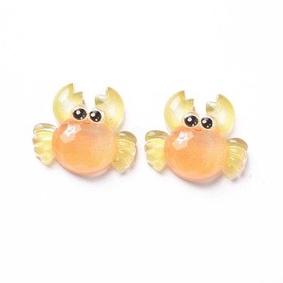 Transparent Epoxy Resin Cabochons CRES-S365-47-1