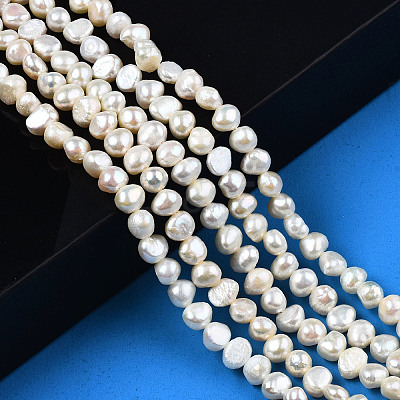 Natural Cultured Freshwater Pearl Beads Strands X-PEAR-N014-05B-1