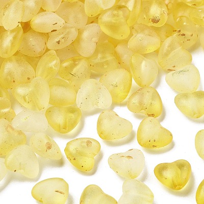 Frosted Transparent Acrylic Beads OACR-F013-09-1