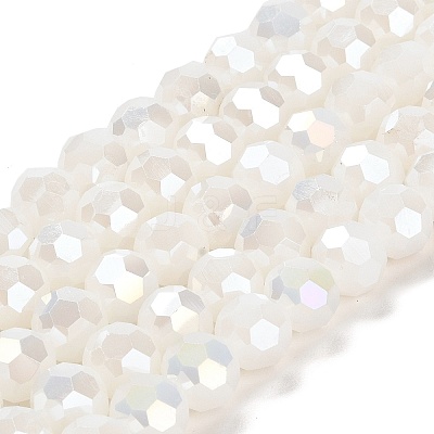 Imitation Jade Glass Beads Stands EGLA-A035-J10mm-B05-1
