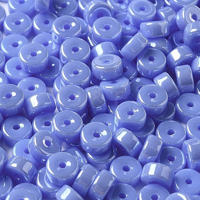 Opaque Colours Luster Glass Seed Beads X-SEED-E001-P3x6mm-A05-1