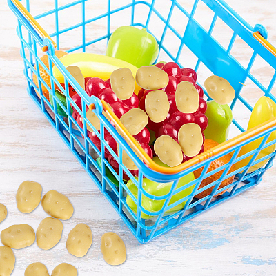40Pcs Plastic 3D Potato Ornaments DJEW-CA0001-48-1