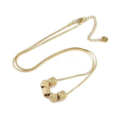 304 Stainless Steel Snake Chain Necklaces NJEW-U004-04G-1