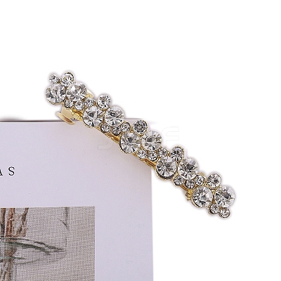 Metal Rhinestone Hair Bobbin Pins PW-WGD9568-01-1