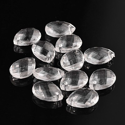 Transparent Acrylic Pendants for Curtains PAB052Y-1-1