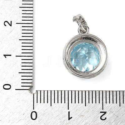 925 Sterling Silver Pave Cubic Zirconia Pendants STER-B009-01A-03-1