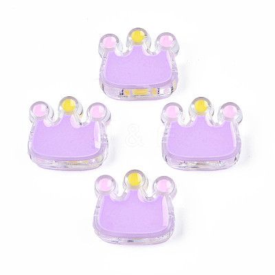 Transparent Acrylic Beads ACRC-S039-08D-1