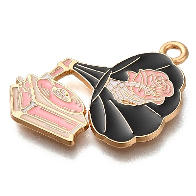 Alloy Enamel Pendants ENAM-Q508-03B-1