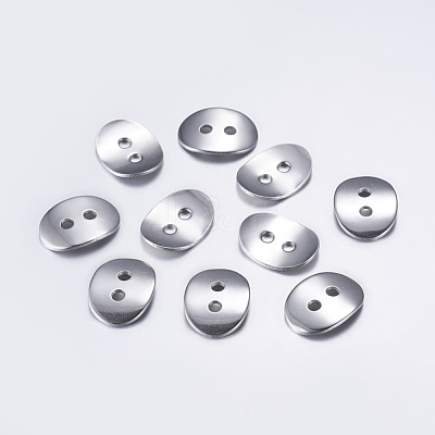 Tarnish Resistant 304 Stainless Steel Buttons X-STAS-L198-04P-1